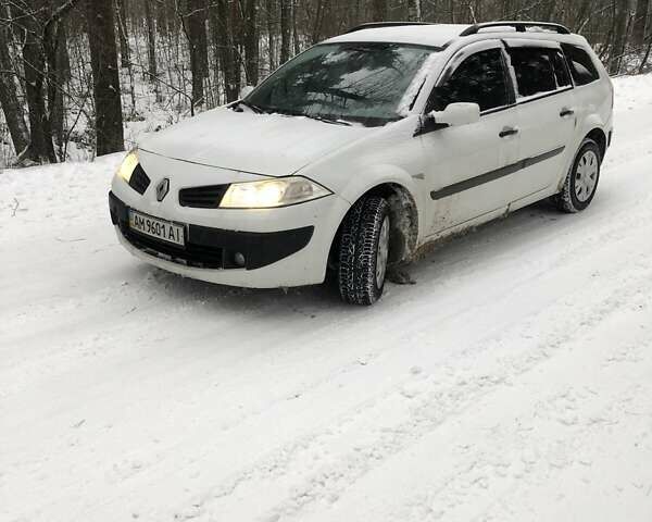 Білий Рено Меган, об'ємом двигуна 1.5 л та пробігом 384 тис. км за 4100 $, фото 1 на Automoto.ua
