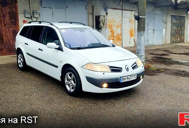 Белый Рено Меган, объемом двигателя 1.9 л и пробегом 327 тыс. км за 6500 $, фото 1 на Automoto.ua