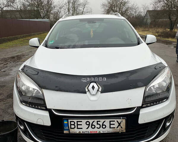 Белый Рено Меган, объемом двигателя 1.5 л и пробегом 266 тыс. км за 7500 $, фото 1 на Automoto.ua