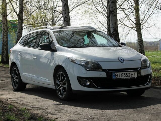 Белый Рено Меган, объемом двигателя 1.5 л и пробегом 276 тыс. км за 8600 $, фото 1 на Automoto.ua