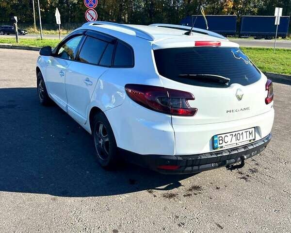 Белый Рено Меган, объемом двигателя 1.5 л и пробегом 269 тыс. км за 6450 $, фото 1 на Automoto.ua