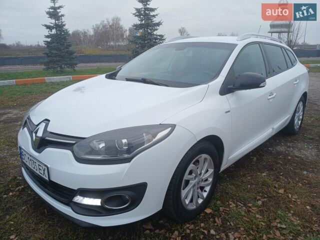 Белый Рено Меган, объемом двигателя 1.5 л и пробегом 243 тыс. км за 8599 $, фото 1 на Automoto.ua