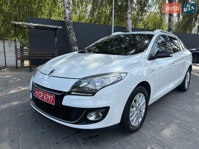Белый Рено Меган, объемом двигателя 1.5 л и пробегом 256 тыс. км за 8999 $, фото 1 на Automoto.ua