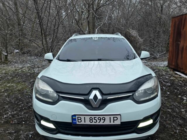 Белый Рено Меган, объемом двигателя 1.5 л и пробегом 240 тыс. км за 7500 $, фото 1 на Automoto.ua