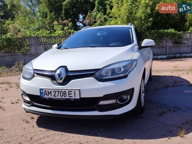 Белый Рено Меган, объемом двигателя 1.5 л и пробегом 342 тыс. км за 8200 $, фото 1 на Automoto.ua