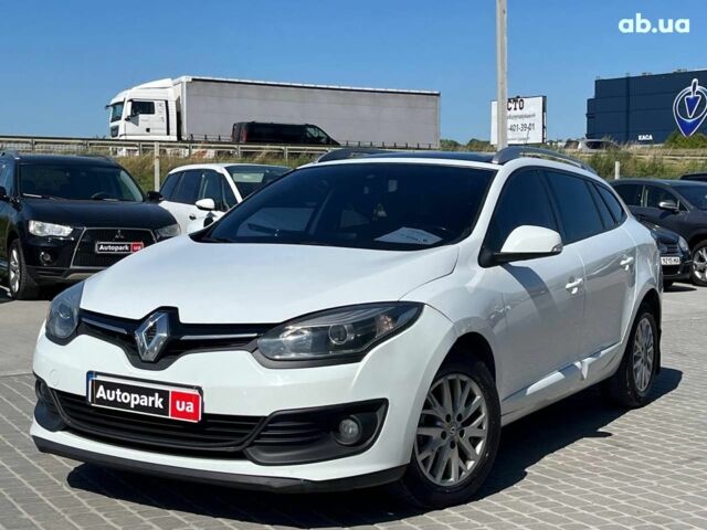 Белый Рено Меган, объемом двигателя 1.5 л и пробегом 317 тыс. км за 7590 $, фото 1 на Automoto.ua