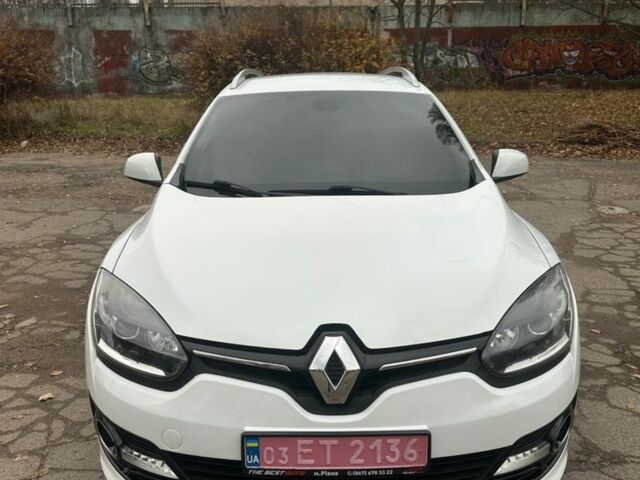 Белый Рено Меган, объемом двигателя 1.6 л и пробегом 220 тыс. км за 7300 $, фото 1 на Automoto.ua