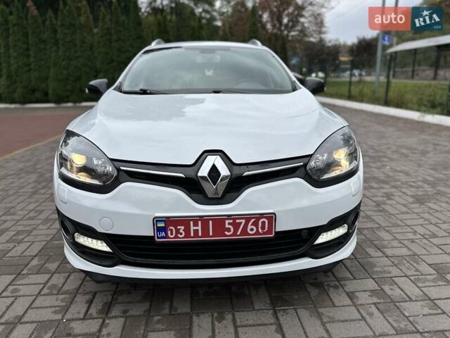 Белый Рено Меган, объемом двигателя 1.5 л и пробегом 196 тыс. км за 9000 $, фото 1 на Automoto.ua