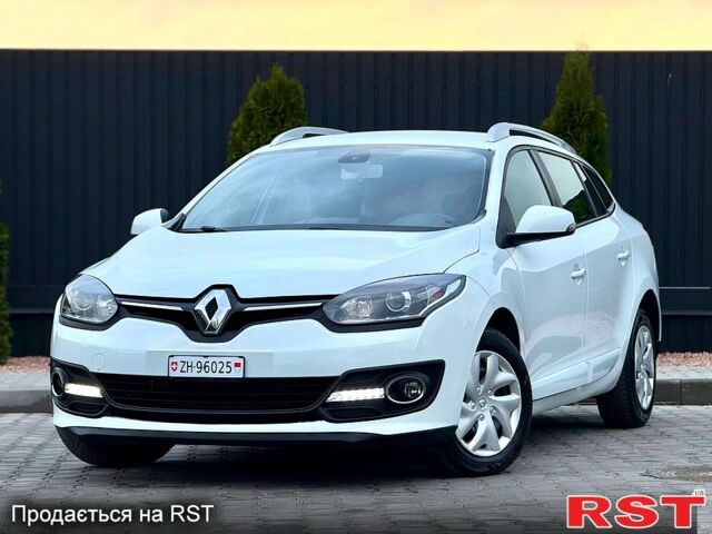 Білий Рено Меган, об'ємом двигуна 1.5 л та пробігом 197 тис. км за 9499 $, фото 1 на Automoto.ua