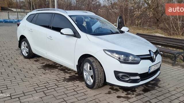 Белый Рено Меган, объемом двигателя 1.46 л и пробегом 265 тыс. км за 8500 $, фото 1 на Automoto.ua