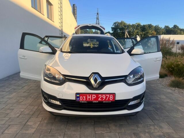 Белый Рено Меган, объемом двигателя 1.5 л и пробегом 190 тыс. км за 9200 $, фото 1 на Automoto.ua