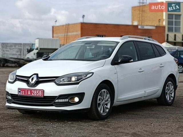 Белый Рено Меган, объемом двигателя 1.6 л и пробегом 181 тыс. км за 8750 $, фото 1 на Automoto.ua