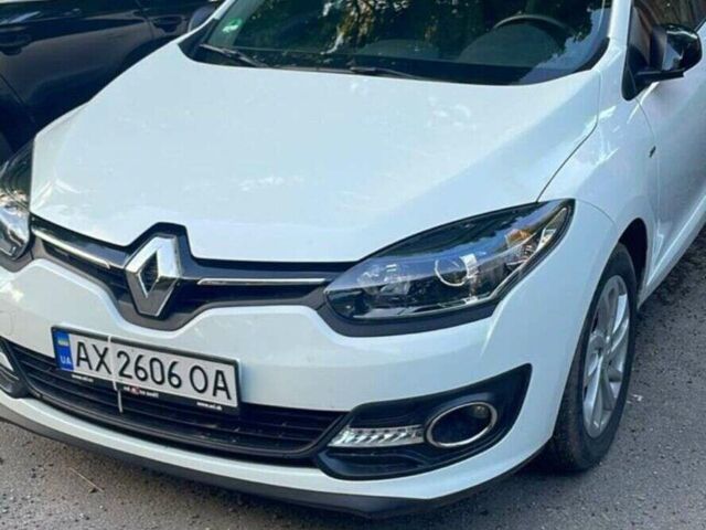 Белый Рено Меган, объемом двигателя 1.5 л и пробегом 202 тыс. км за 8800 $, фото 1 на Automoto.ua