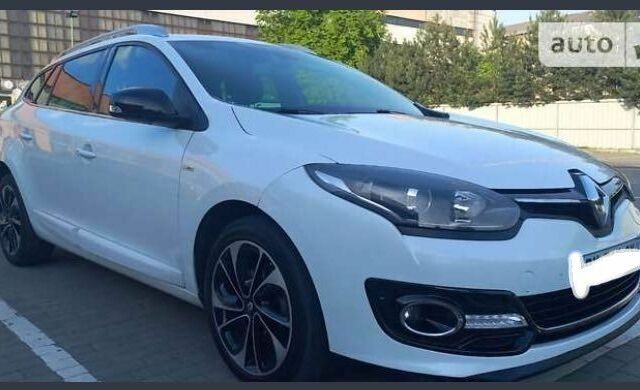Белый Рено Меган, объемом двигателя 1.5 л и пробегом 231 тыс. км за 7900 $, фото 1 на Automoto.ua