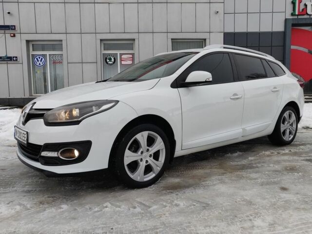 Белый Рено Меган, объемом двигателя 1.5 л и пробегом 207 тыс. км за 9499 $, фото 1 на Automoto.ua