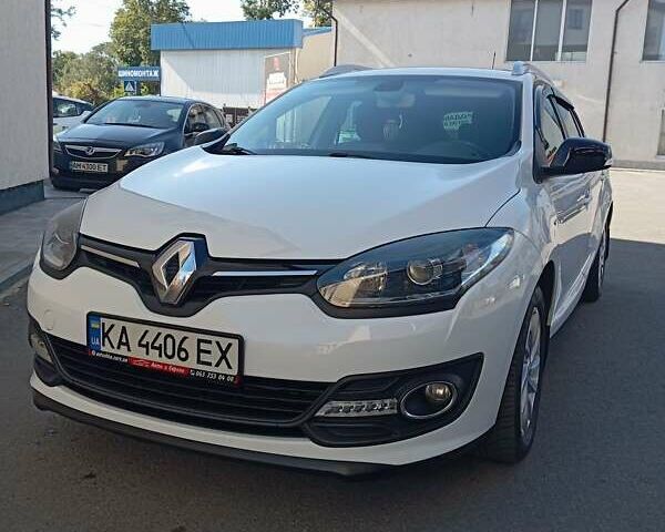 Белый Рено Меган, объемом двигателя 1.5 л и пробегом 350 тыс. км за 8500 $, фото 1 на Automoto.ua