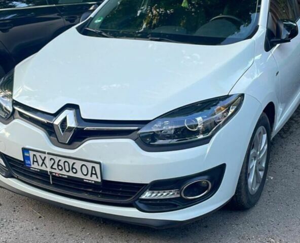 Белый Рено Меган, объемом двигателя 1.5 л и пробегом 202 тыс. км за 8800 $, фото 1 на Automoto.ua