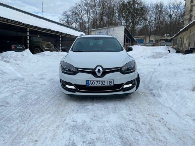 Белый Рено Меган, объемом двигателя 1.5 л и пробегом 173 тыс. км за 9500 $, фото 1 на Automoto.ua