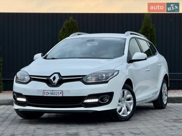 Білий Рено Меган, об'ємом двигуна 1.5 л та пробігом 197 тис. км за 9499 $, фото 1 на Automoto.ua
