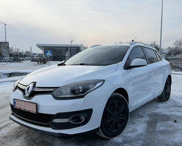 Белый Рено Меган, объемом двигателя 1.5 л и пробегом 169 тыс. км за 8950 $, фото 1 на Automoto.ua