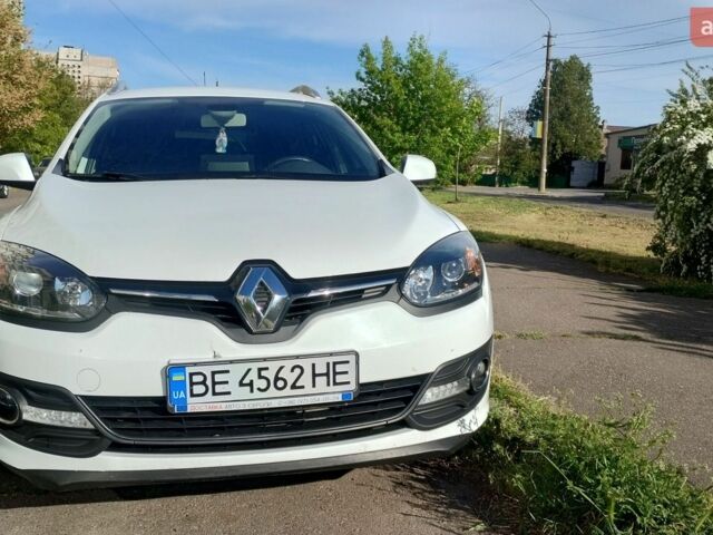 Белый Рено Меган, объемом двигателя 1.5 л и пробегом 205 тыс. км за 9500 $, фото 1 на Automoto.ua