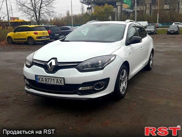 Білий Рено Меган, об'ємом двигуна 1.5 л та пробігом 294 тис. км за 8600 $, фото 1 на Automoto.ua