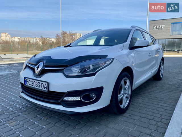 Белый Рено Меган, объемом двигателя 1.5 л и пробегом 239 тыс. км за 7899 $, фото 1 на Automoto.ua