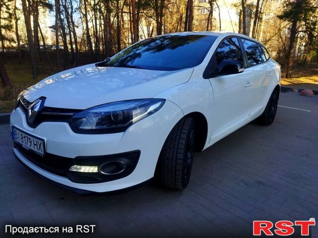 Белый Рено Меган, объемом двигателя 1.5 л и пробегом 236 тыс. км за 9200 $, фото 1 на Automoto.ua