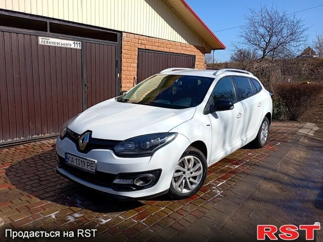 Білий Рено Меган, об'ємом двигуна 1.5 л та пробігом 240 тис. км за 7799 $, фото 1 на Automoto.ua