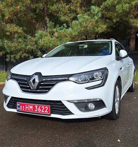 Белый Рено Меган, объемом двигателя 1.5 л и пробегом 150 тыс. км за 14290 $, фото 1 на Automoto.ua