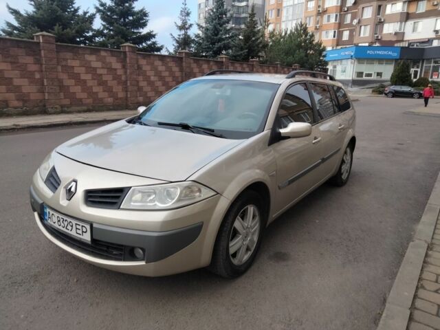 Бежевый Рено Меган, объемом двигателя 1.6 л и пробегом 249 тыс. км за 3800 $, фото 1 на Automoto.ua
