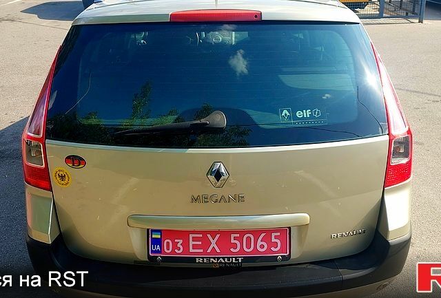 Бежевый Рено Меган, объемом двигателя 2 л и пробегом 0 тыс. км за 5950 $, фото 1 на Automoto.ua