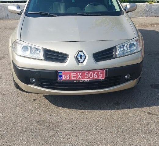 Бежевий Рено Меган, об'ємом двигуна 2 л та пробігом 244 тис. км за 5850 $, фото 1 на Automoto.ua