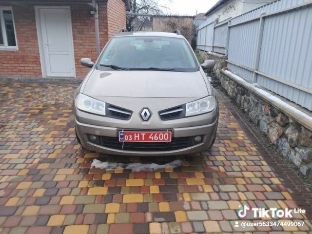 Бежевий Рено Меган, об'ємом двигуна 1.6 л та пробігом 181 тис. км за 5400 $, фото 1 на Automoto.ua