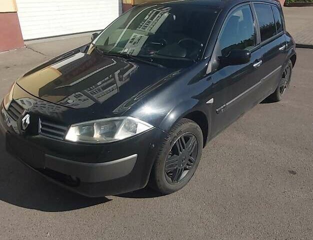 Черный Рено Меган, объемом двигателя 1.6 л и пробегом 196 тыс. км за 3300 $, фото 1 на Automoto.ua