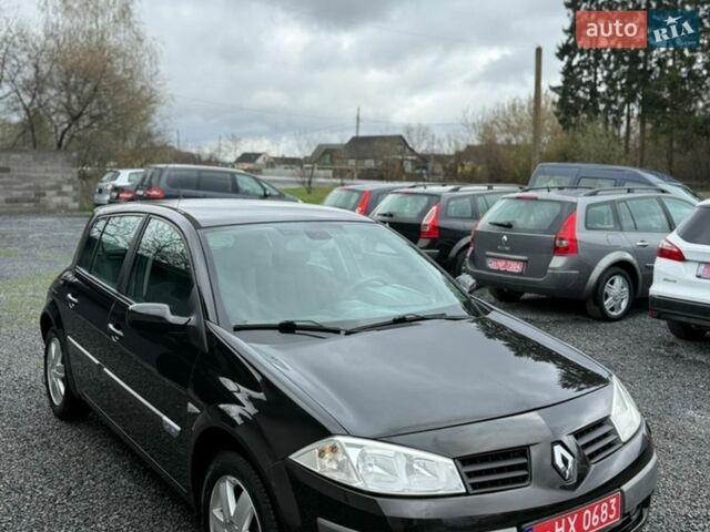 Черный Рено Меган, объемом двигателя 1.6 л и пробегом 172 тыс. км за 4999 $, фото 1 на Automoto.ua
