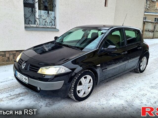 Черный Рено Меган, объемом двигателя 1.6 л и пробегом 195 тыс. км за 4350 $, фото 1 на Automoto.ua