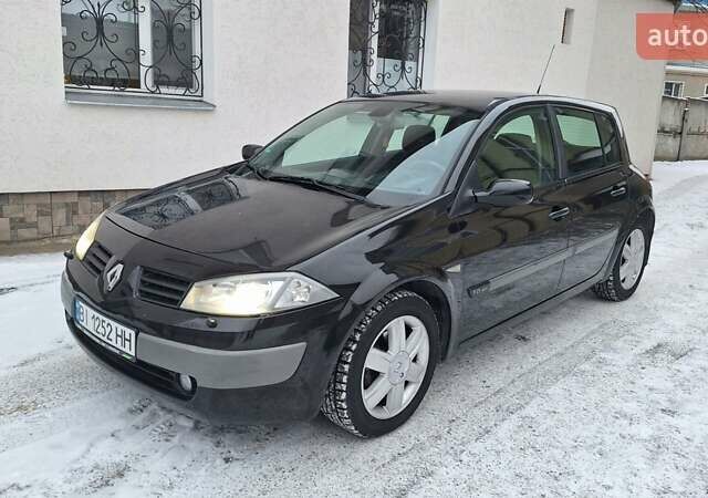 Черный Рено Меган, объемом двигателя 1.6 л и пробегом 196 тыс. км за 4350 $, фото 1 на Automoto.ua