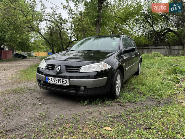 Черный Рено Меган, объемом двигателя 1.6 л и пробегом 229 тыс. км за 4000 $, фото 1 на Automoto.ua