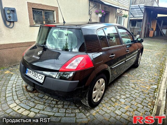 Черный Рено Меган, объемом двигателя 1.6 л и пробегом 190 тыс. км за 4200 $, фото 1 на Automoto.ua