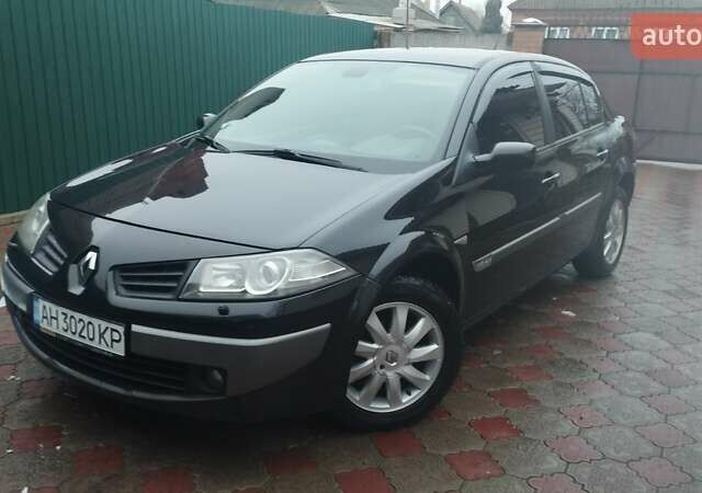 Черный Рено Меган, объемом двигателя 1.6 л и пробегом 211 тыс. км за 6000 $, фото 1 на Automoto.ua