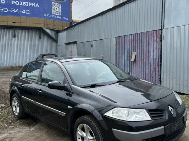 Черный Рено Меган, объемом двигателя 1.6 л и пробегом 330 тыс. км за 3700 $, фото 1 на Automoto.ua