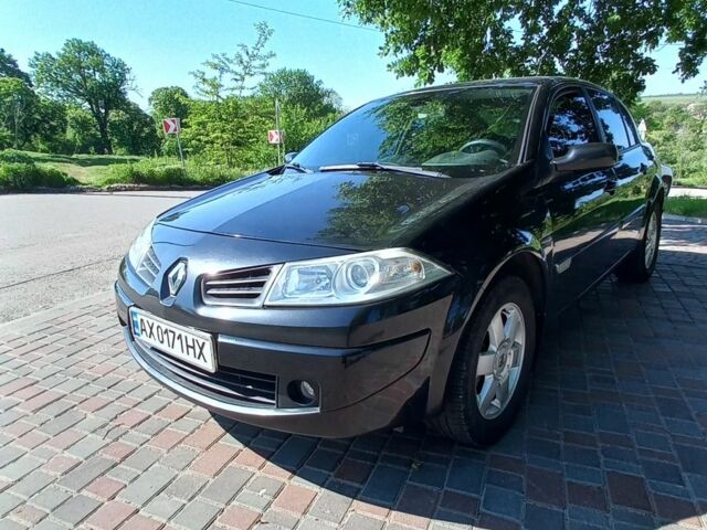 Черный Рено Меган, объемом двигателя 1.6 л и пробегом 243 тыс. км за 4500 $, фото 1 на Automoto.ua