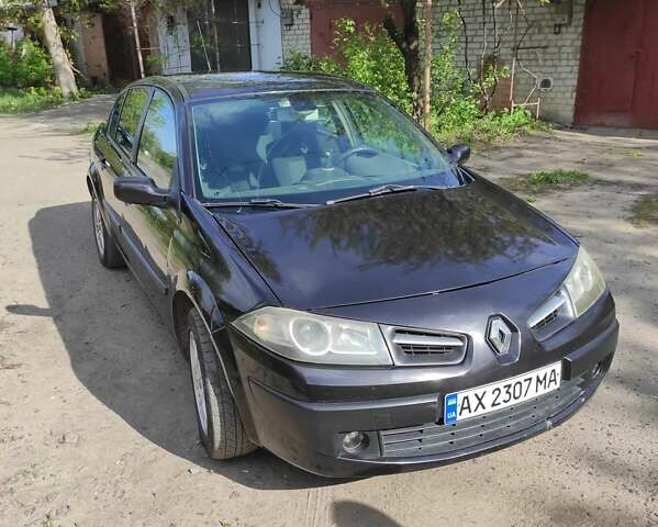 Черный Рено Меган, объемом двигателя 1.6 л и пробегом 158 тыс. км за 4800 $, фото 1 на Automoto.ua