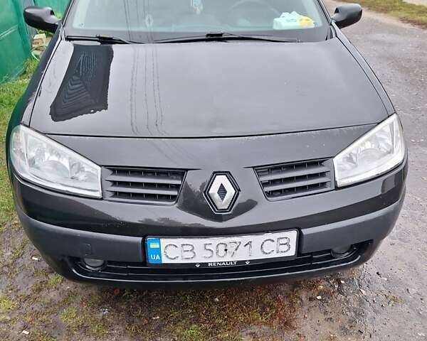 Черный Рено Меган, объемом двигателя 1.4 л и пробегом 490 тыс. км за 3100 $, фото 1 на Automoto.ua