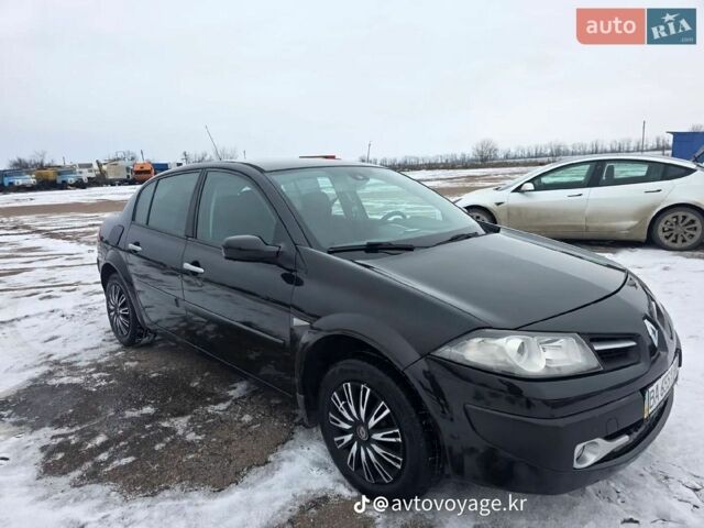 Черный Рено Меган, объемом двигателя 1.6 л и пробегом 160 тыс. км за 6200 $, фото 1 на Automoto.ua