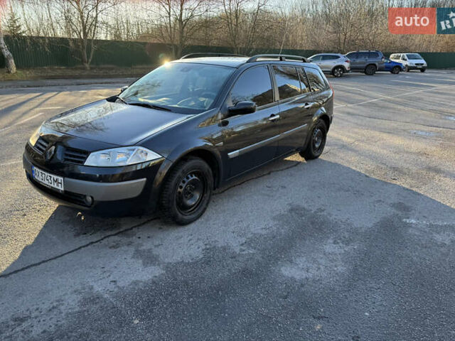 Черный Рено Меган, объемом двигателя 1.6 л и пробегом 293 тыс. км за 4199 $, фото 1 на Automoto.ua