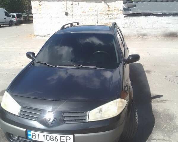 Черный Рено Меган, объемом двигателя 2 л и пробегом 250 тыс. км за 5500 $, фото 1 на Automoto.ua
