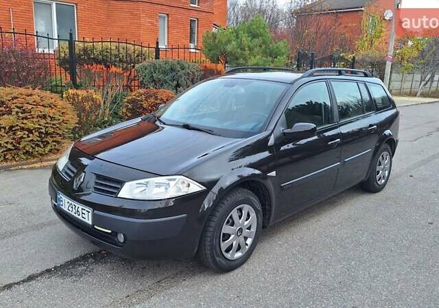 Черный Рено Меган, объемом двигателя 1.6 л и пробегом 230 тыс. км за 4950 $, фото 1 на Automoto.ua