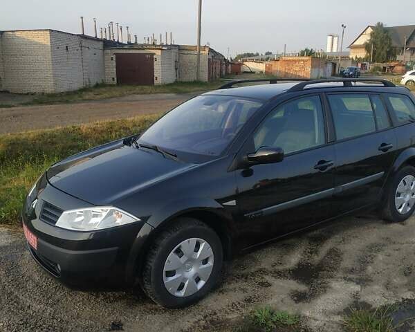 Черный Рено Меган, объемом двигателя 1.6 л и пробегом 244 тыс. км за 4600 $, фото 1 на Automoto.ua